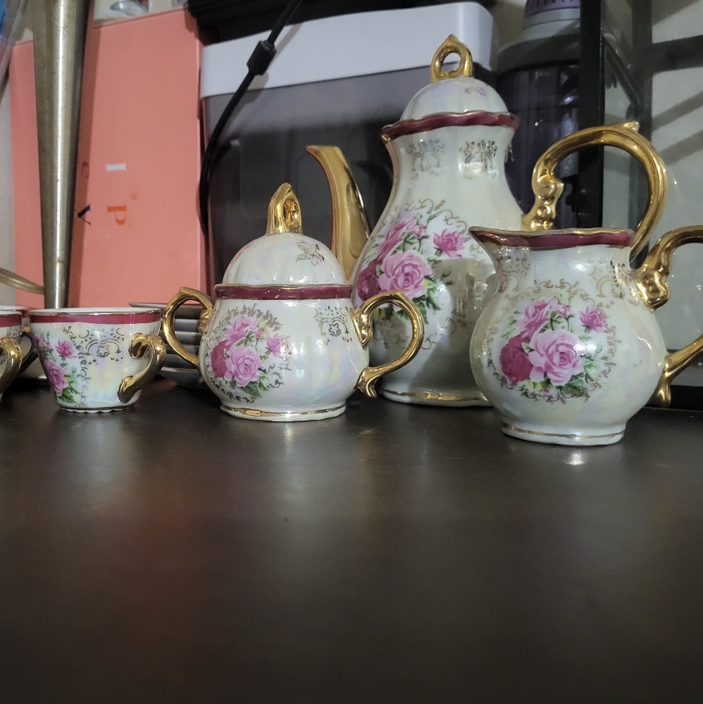 Vintage Floral and Golden China